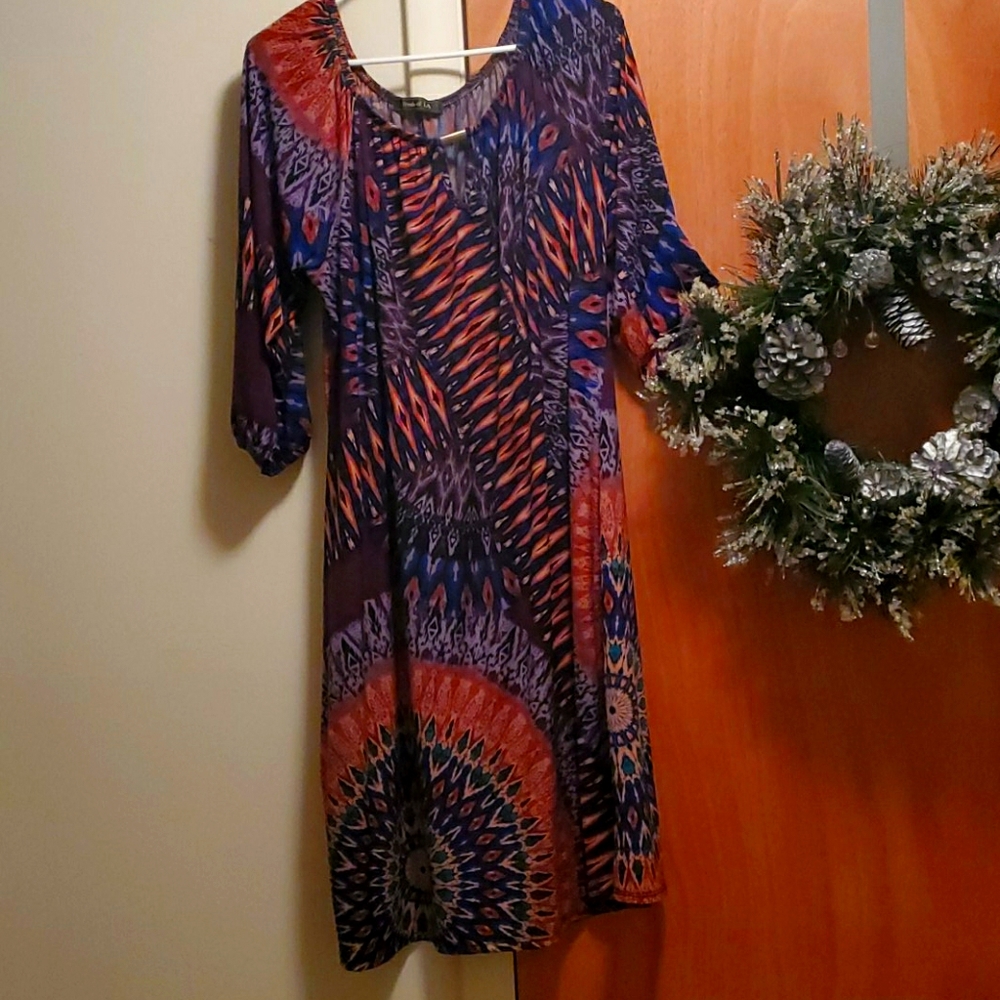 Multi-color dress